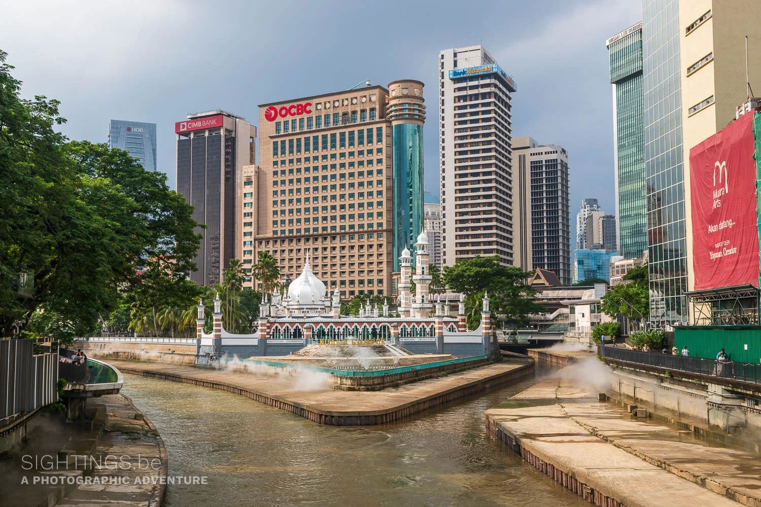 Gombak River, Klang River, Kolam Biru, Kuala Lumpur