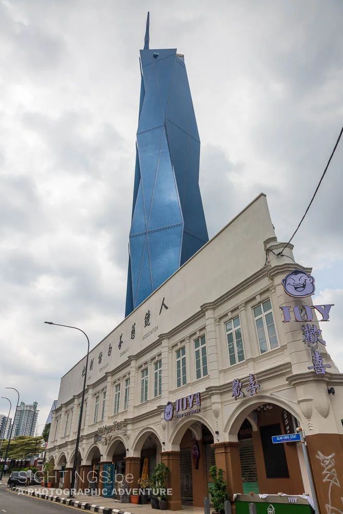 China Town and Merdeka 118 tower, Kuala Lumpur